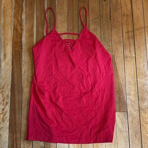 One Step Up Women’s Red Spaghetti Strap Tank Top Size 1X/2X